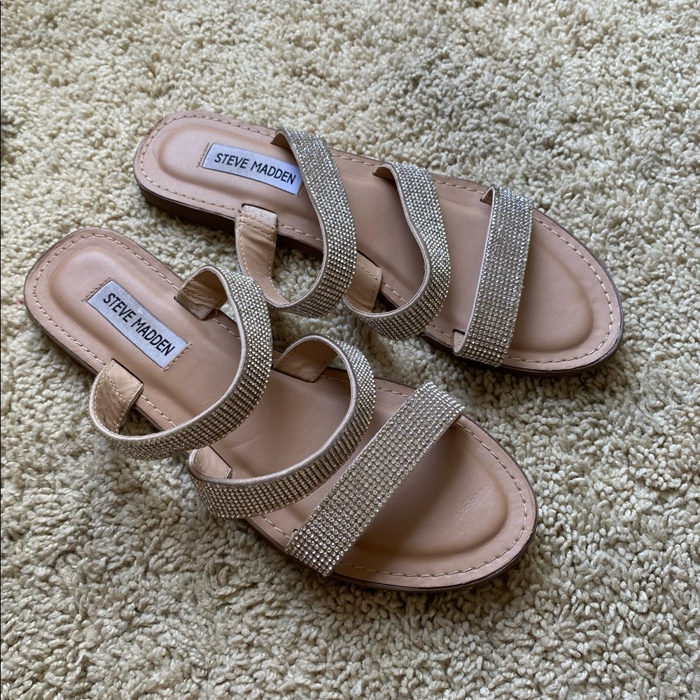 Steve Madden sparkle sandals
